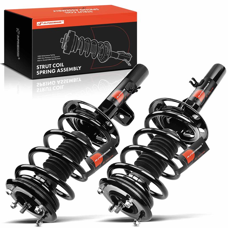 2x Front Complete Strut & Coil Spring Assembly for Lincoln MKS 2009 3.7L