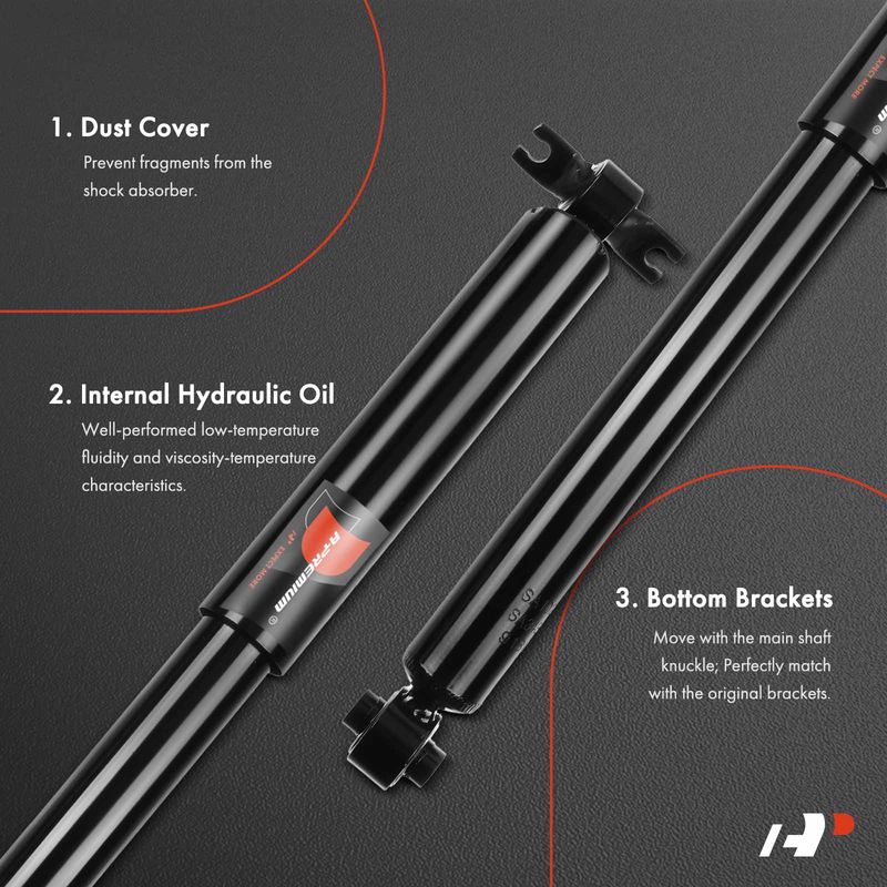 2x Rear Shock Absorber for Kia Rio 2001-2002 1.5L 2003-2005 1.6L