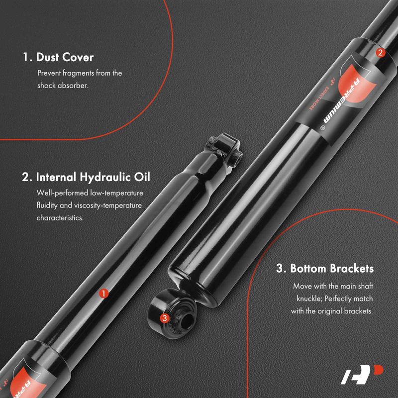 2x Rear Shock Absorber for Ford F-150 Lincoln Mark LT 2004-2008 RWD