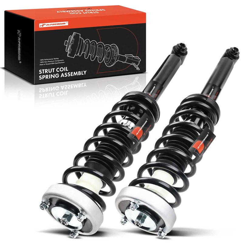 2x Rear Complete Strut & Coil Spring Assembly for BMW E60 F10 525i 528i 530i 535i