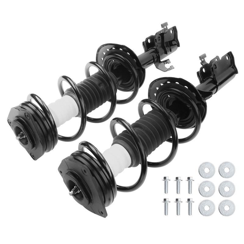 2x Front Complete Strut & Coil Spring Assembly for Nissan Rogue 2008-2012 2.5L