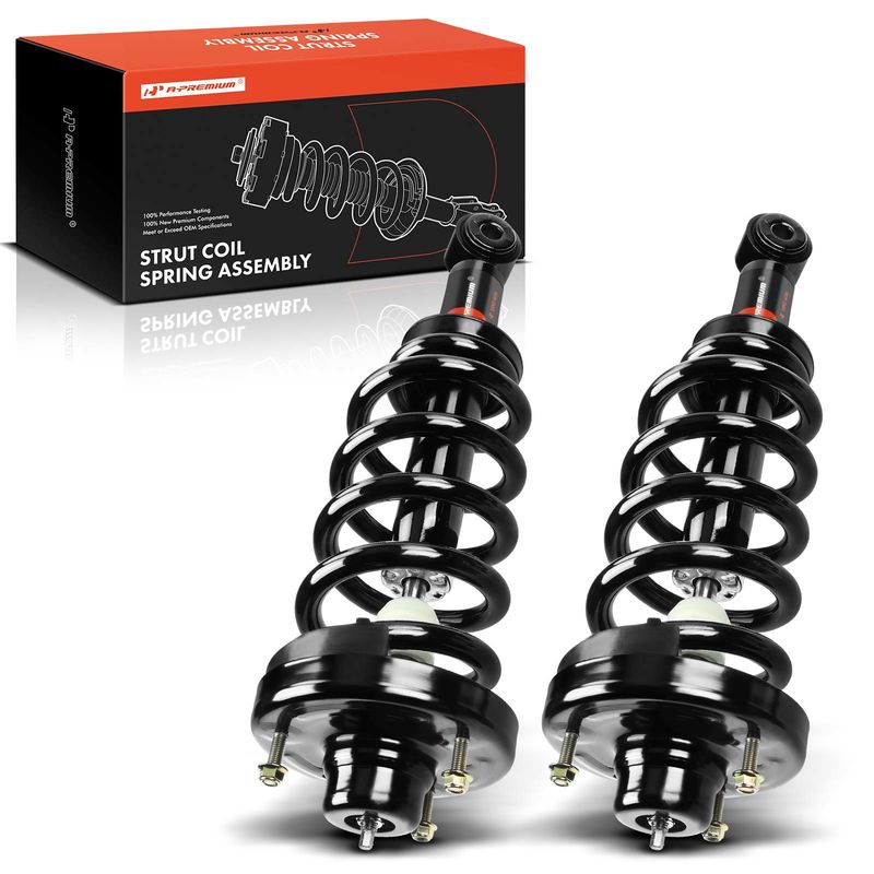 2x Rear Complete Strut & Coil Spring Assembly for Ford Expedition Lincoln 07-17