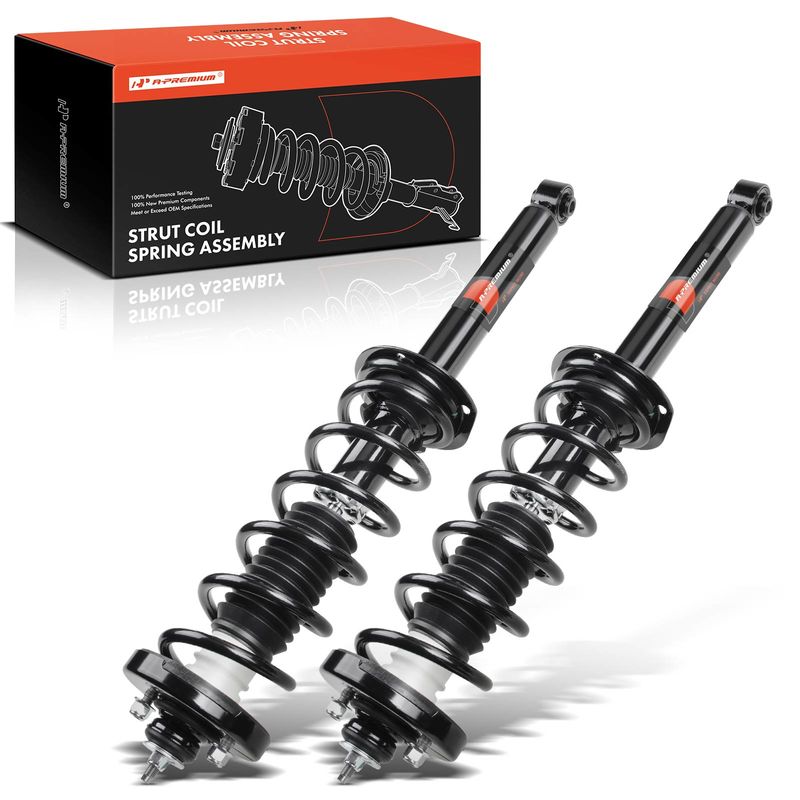 2x Rear Complete Strut & Coil Spring Assembly for Acura TSX 2004 2005-2008 Sedan