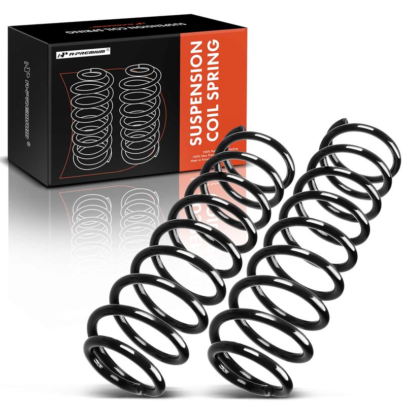 2x Front Suspension Coil Springs for Jeep Wrangler 2007-2017 SUV 4-Door
