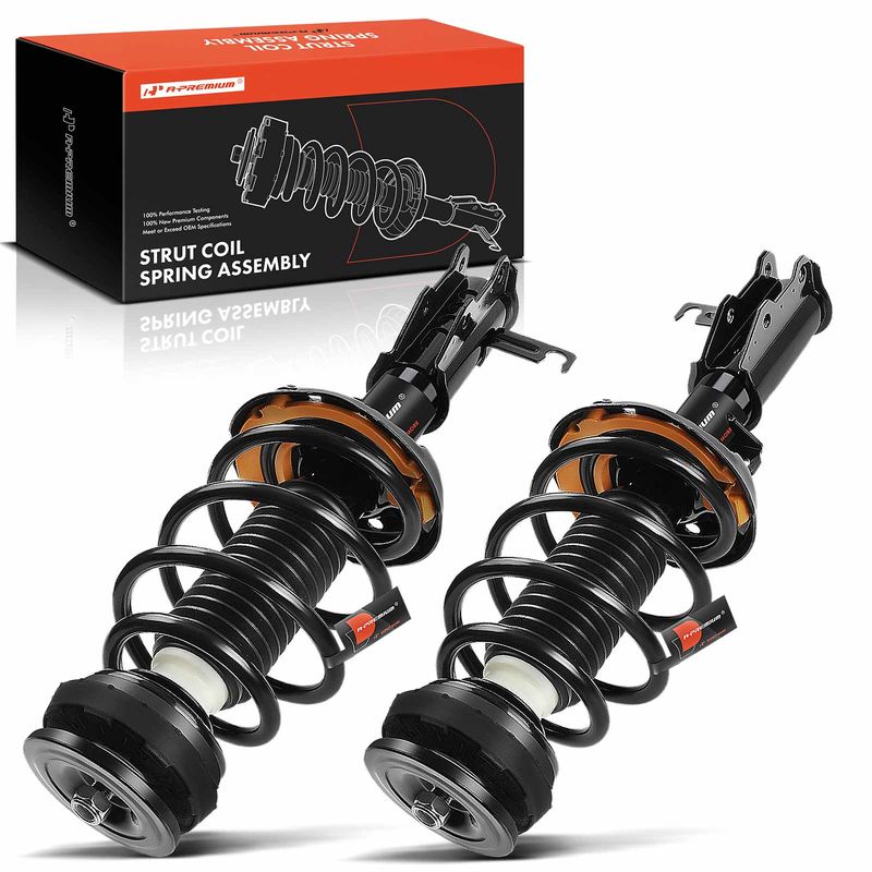 2x Front Complete Strut & Coil Spring Assembly for Chevy Impala 14-19 2.5L 2.4L