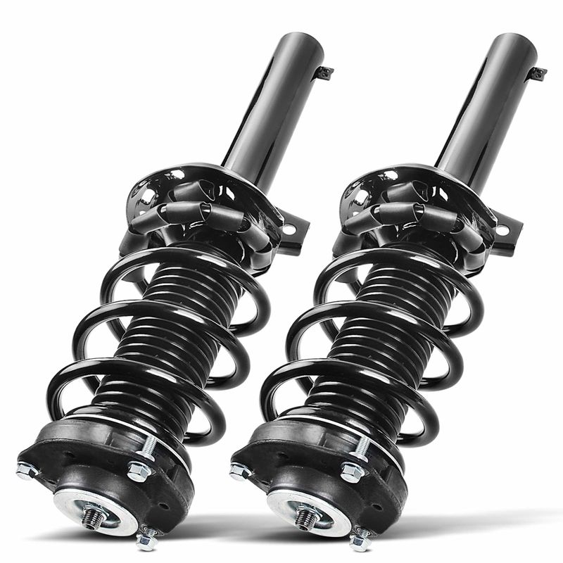 2x Front Complete Strut & Coil Spring Assembly for Volkswagen GTI 2010-2014 2.0L