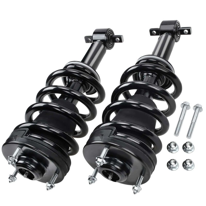 2x Front Complete Strut & Coil Spring Assembly for Chevy Silverado 1500 07-13 GMC