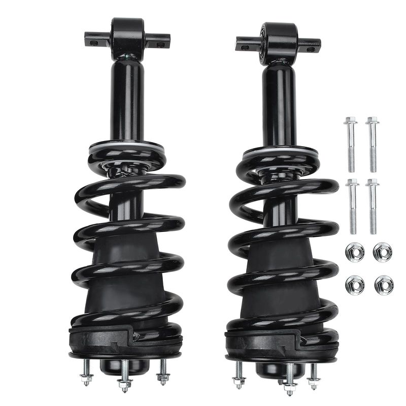 2x Front Complete Strut & Coil Spring Assembly for Chevy Silverado 1500 07-13 GMC