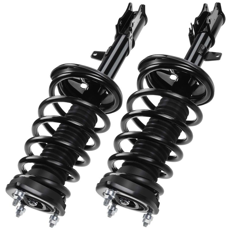 2x Rear Complete Strut & Coil Spring Assembly for Lexus RX330 RX350 Toyota Highlander FWD