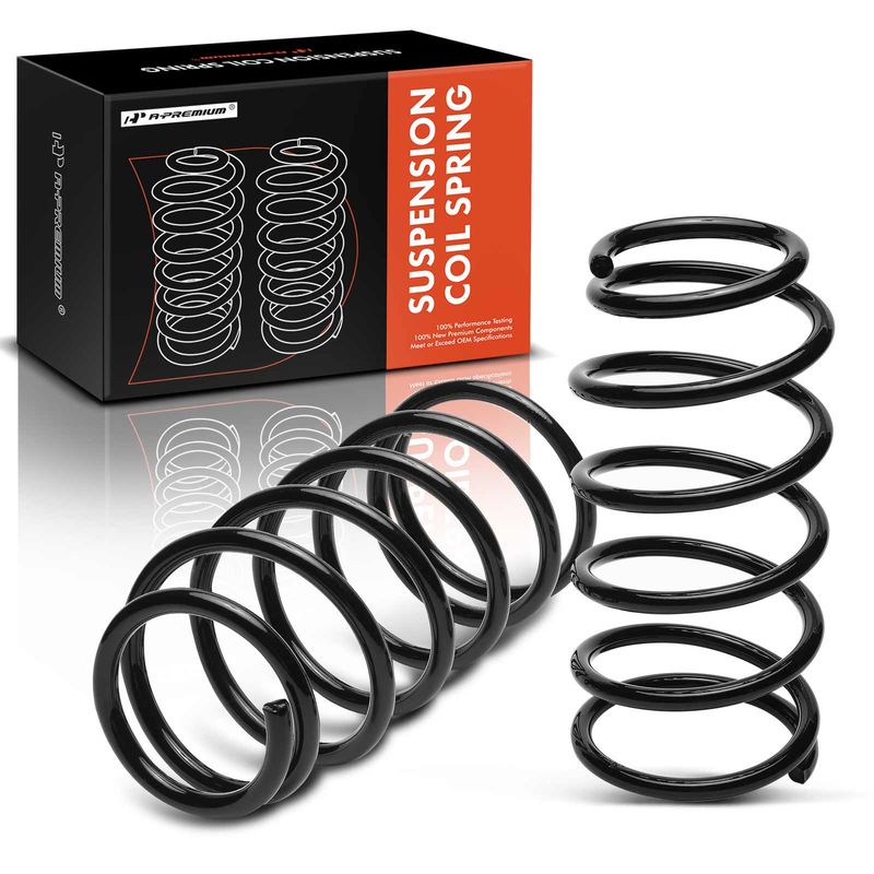 2x Front Coil Springs for Chrysler Voyager 2001-2003 Dodge Caravan 2001-2007