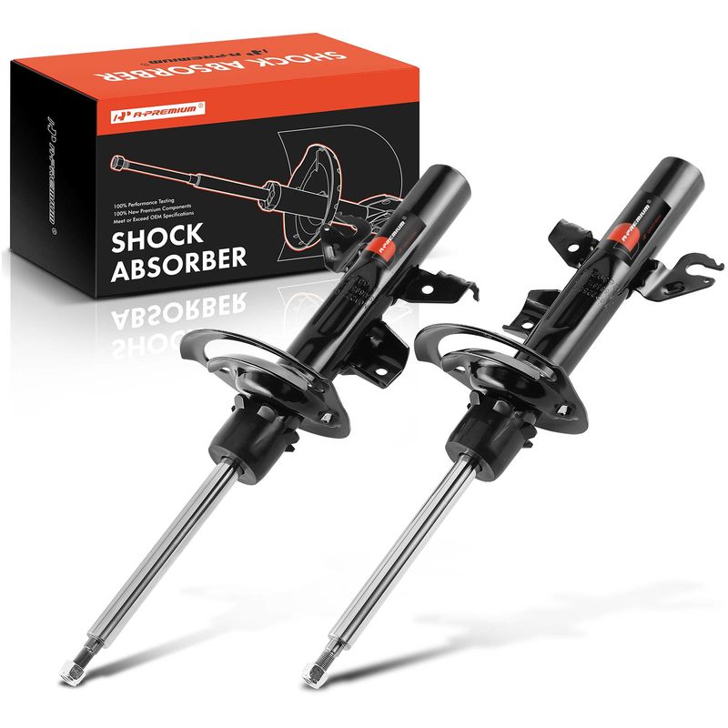 2x Front Shock Absorber for Jeep Cherokee 14-18 2.4L with Normal Duty Suspension