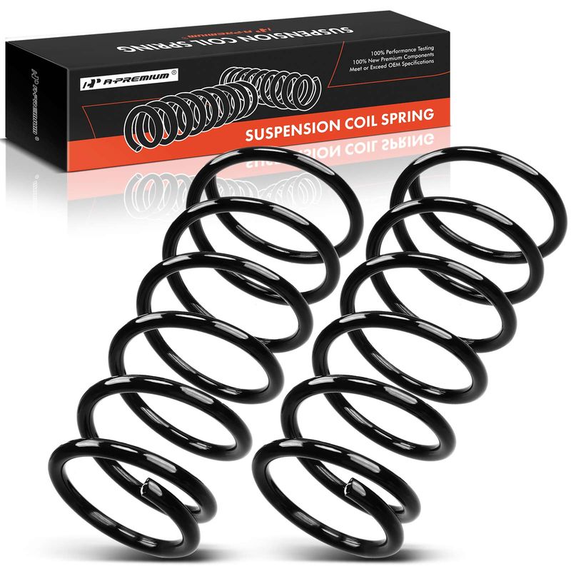 2x Rear Suspension Coil Springs for Toyota Corolla 1993-2002 L4 1.6L L4 1.8L