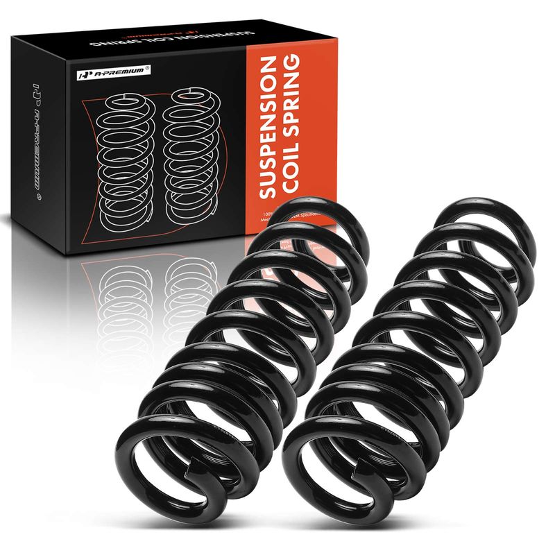 2x Front Coil Springs for Ford E-350 Super Duty Econoline Super Duty