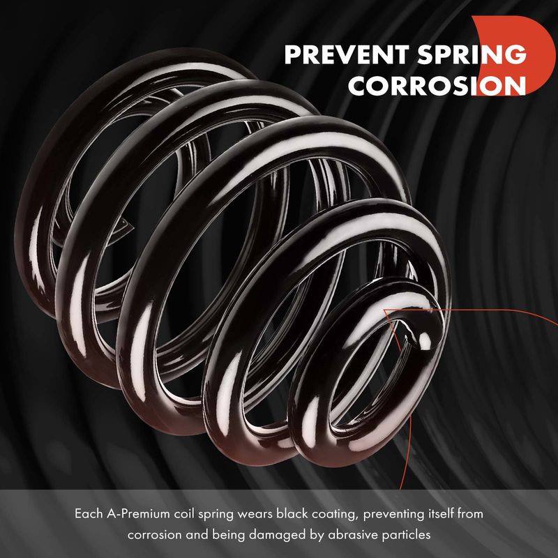 2x Front Coil Springs for Jeep Compass Patriot 2007-2017 2.0L 2.4L