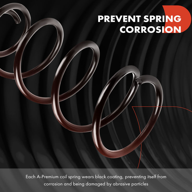 2x Rear Coil Springs for Chevrolet Monte Carlo 1995-2005 Buick Regal Century
