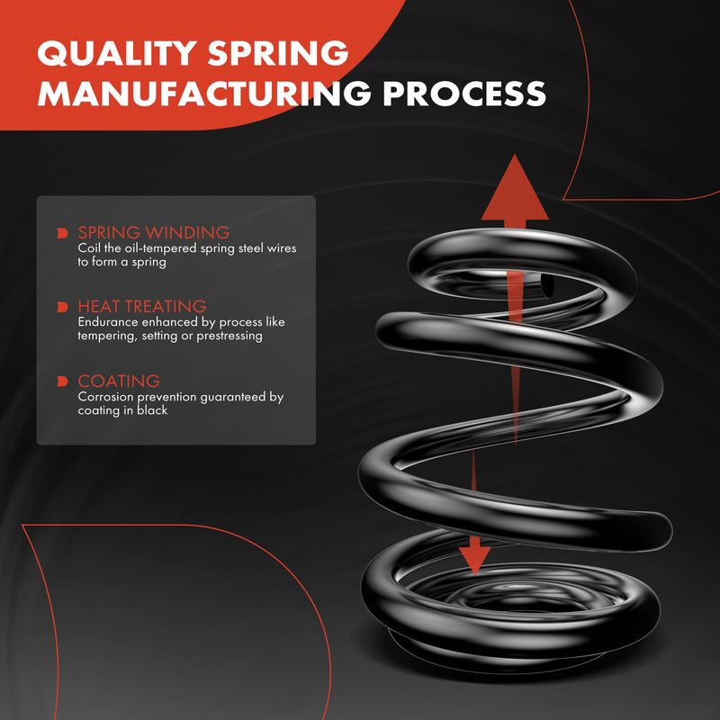 2x Front Coil Springs for Nissan Quest 2011 2012-2016 V6 3.5L