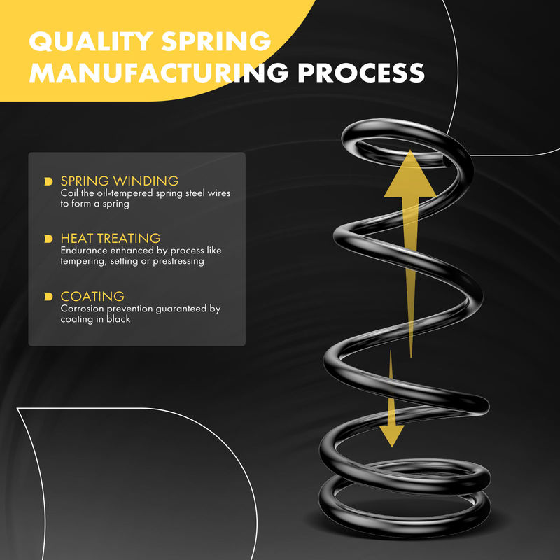2x Front Suspension Coil Springs for Mercedes W203 S203 A209 C209 C CLK-Class