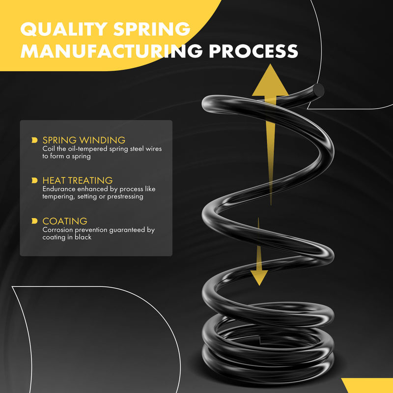 2x Front Suspension Coil Springs for Mercedes-Benz W202 C280 1994-2000 C230 C220