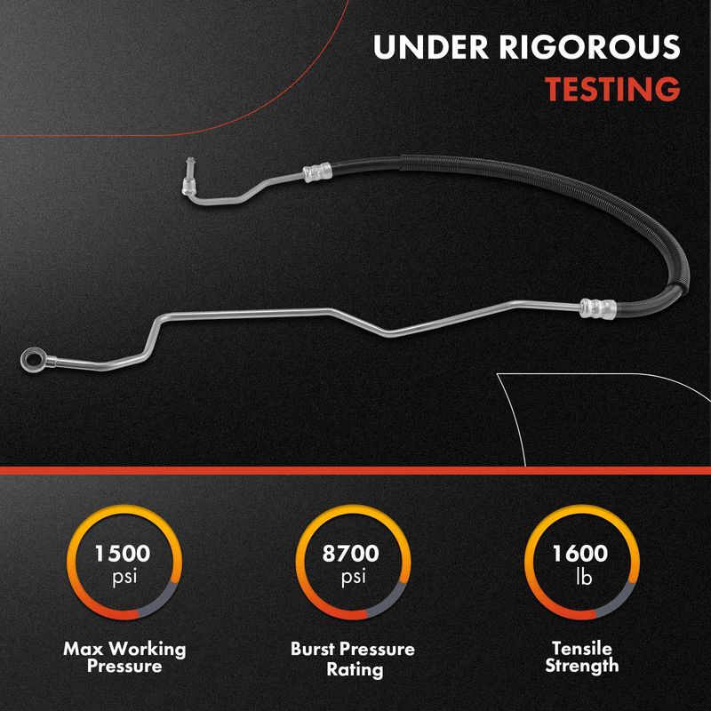 Power Steering Pressure Line Hose Assembly for Volkswagen Passat 93-97 V6 2.8L