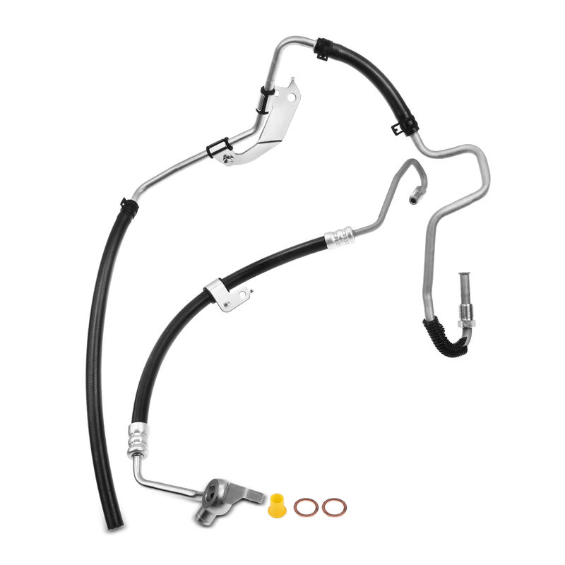 2x Power Steering Pressure & Return Line Hose Assembly for Toyota Tacoma 01-04