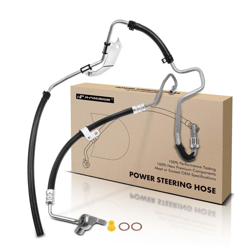 2x Power Steering Pressure & Return Line Hose Assembly for Toyota Tacoma 01-04