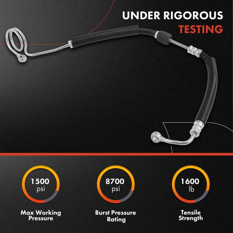 Power Steering Pressure Line Hose Assembly for Audi A6 Quattro 2000-2004 S6