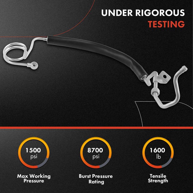 Power Steering Pressure Line Hose Assembly for Audi A4 1996-2001 V6 2.8L