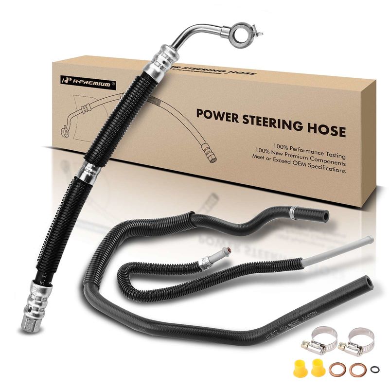 2x Power Steering Pressure & Return Line Hose Assembly for Mitsubishi Eclipse