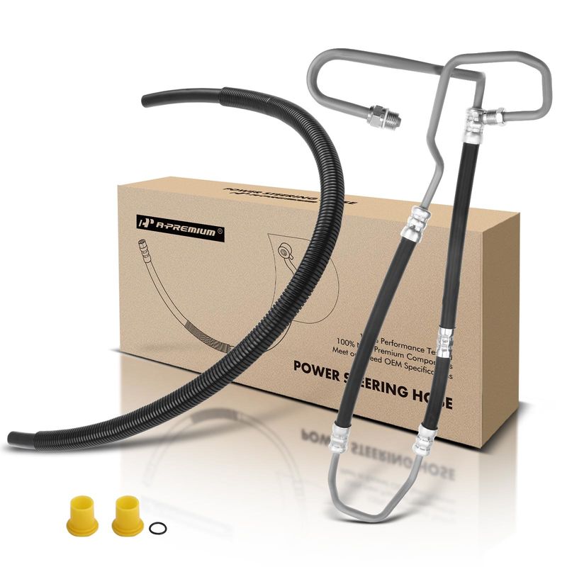 2x Power Steering Pressure & Return Line Hose Assembly for Cadillac CTS 2003