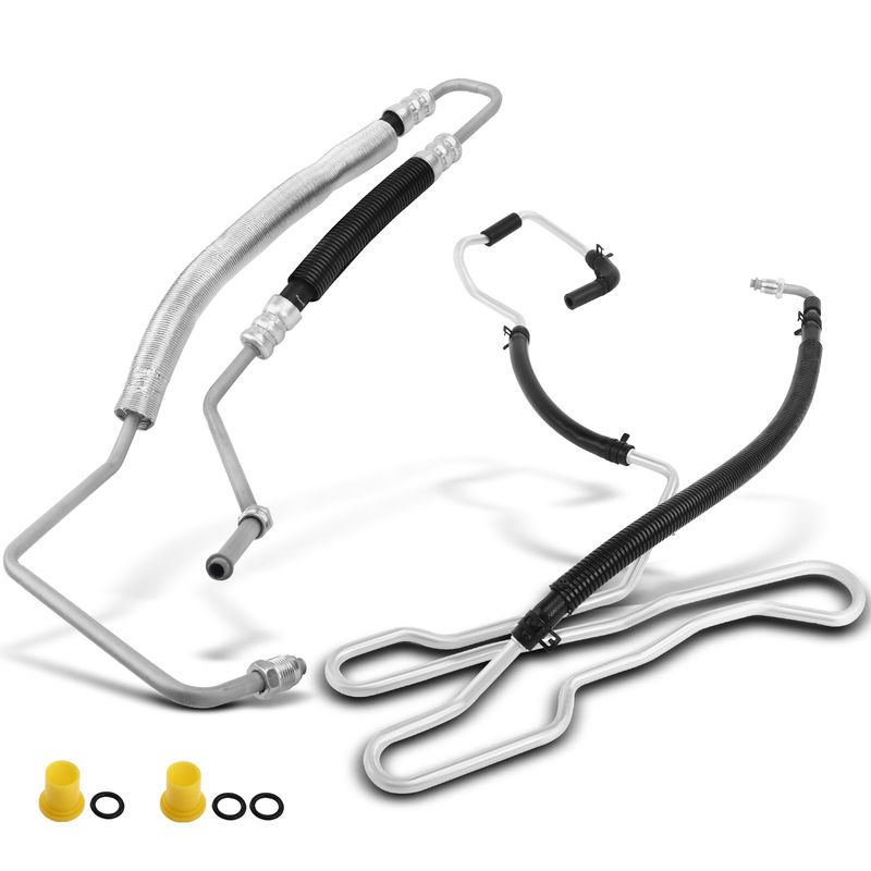 2x Power Steering Pressure & Return Line Hose Assembly for Chevy Corvette 05-13