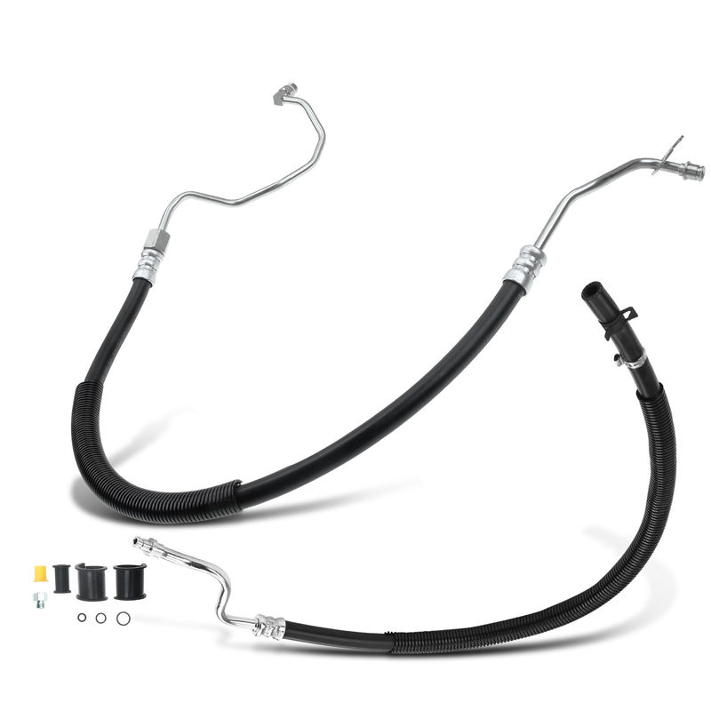 2x Power Steering Pressure & Return Line Hose Assembly for Ford F-150 2004-2008