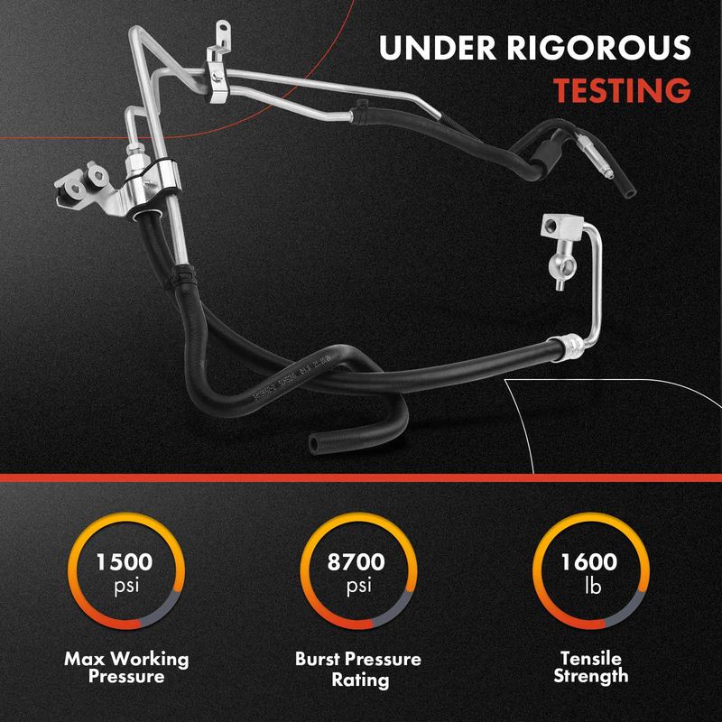 Power Steering Pressure Line Hose Assembly for Infiniti G35 07-08 G37 2008-2013