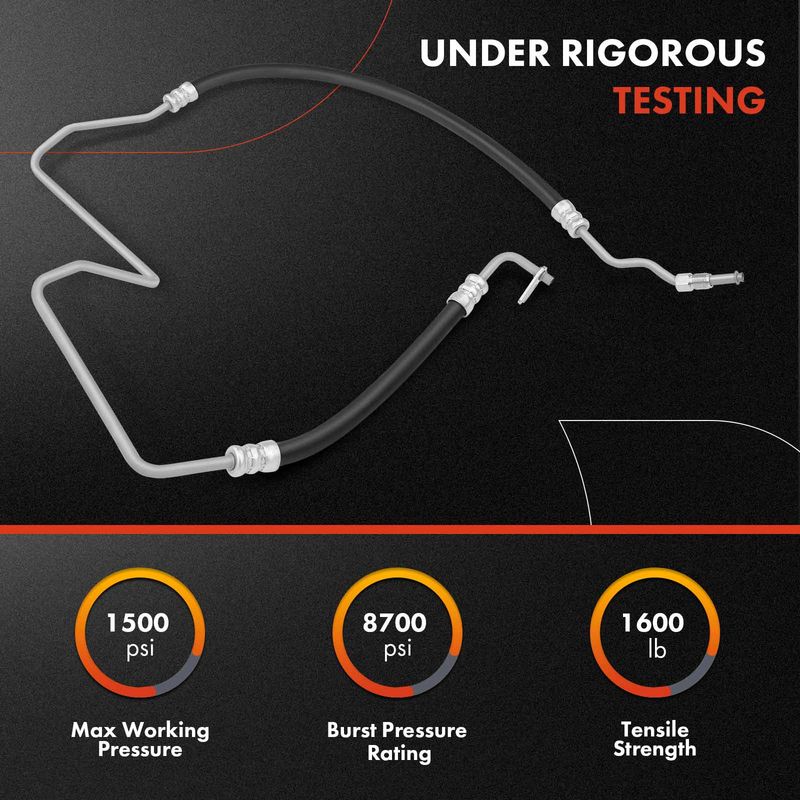Power Steering Pressure Line Hose Assembly for Ram 2500 2013--2018 6.4L