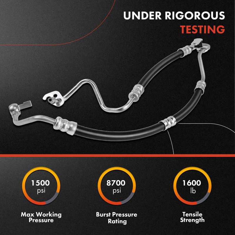 Power Steering Pressure Line Hose Assembly for Land Rover LR3 2005-2009 V8 4.4L
