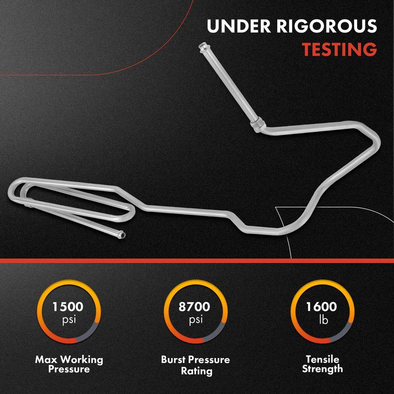 Power Steering Pressure Line Hose Assembly for Saab 9-5 95 1999-2009 L4 2.3L Gas