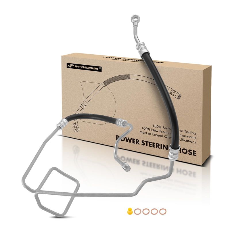 Power Steering Pressure Line Hose Assembly for Volkswagen Beetle 2002-2005 1.8L