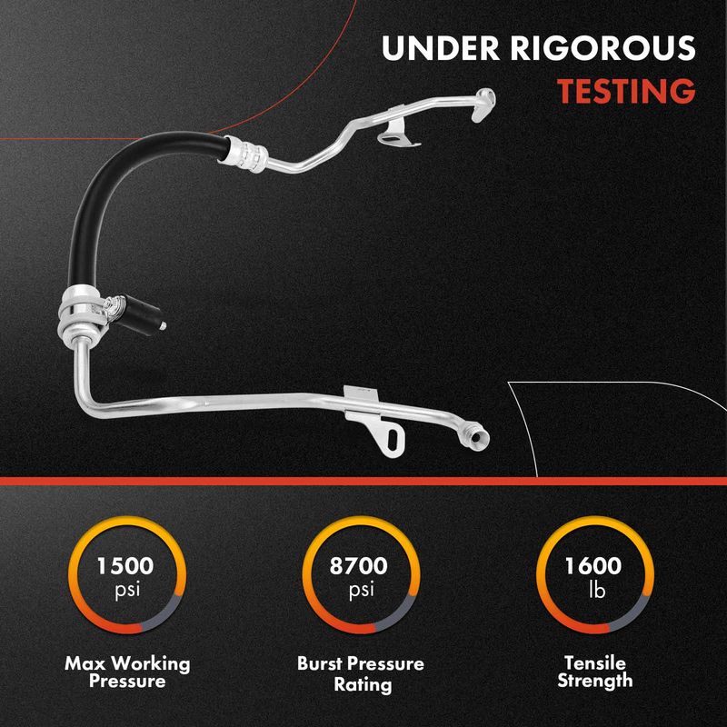 Power Steering Pressure Line Hose Assembly for BMW 550i 2008 650i 2009-2010 4.8L