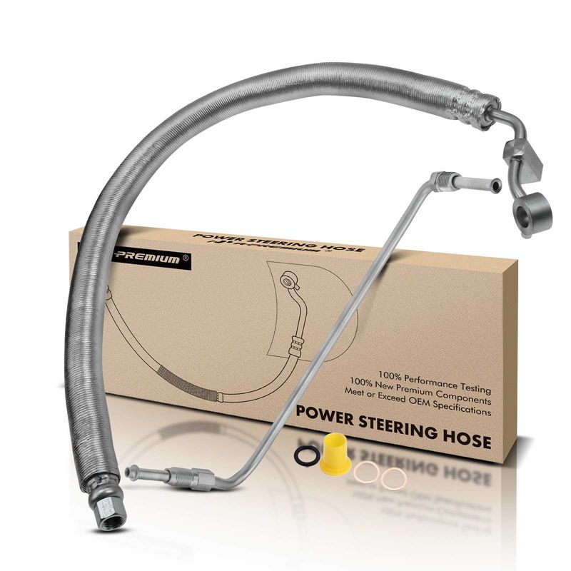 Power Steering Pressure Line Hose Assembly for Nissan Murano 03-07 Upper & Lower