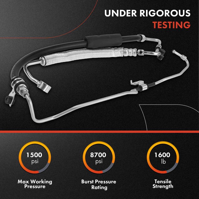 Power Steering Pressure Line Hose Assembly for Kia Amanti 2007-2009 V6 3.8L