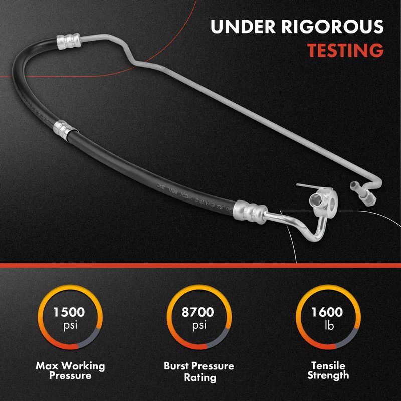 Power Steering Pressure Line Hose Assembly for Toyota Tundra 00-06 Sequoia 01-07