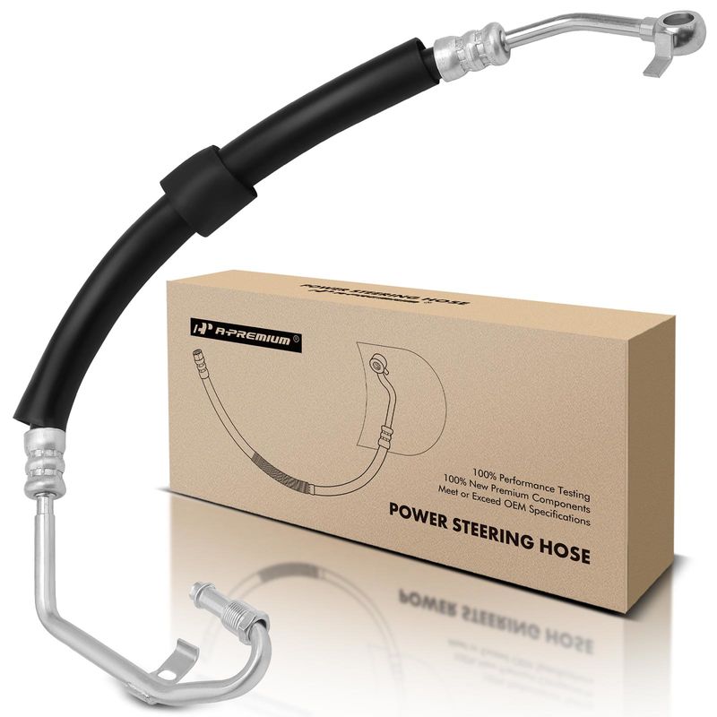 Power Steering Pressure Line Hose Assembly for Volkswagen Touareg 04-10 V6 3.2L