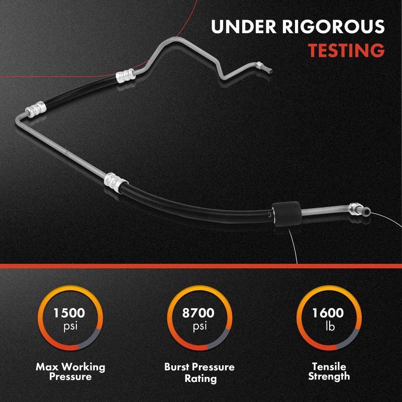 Power Steering Pressure Line Hose Assembly for Dodge Neon 2003-2005 L4 2.4L