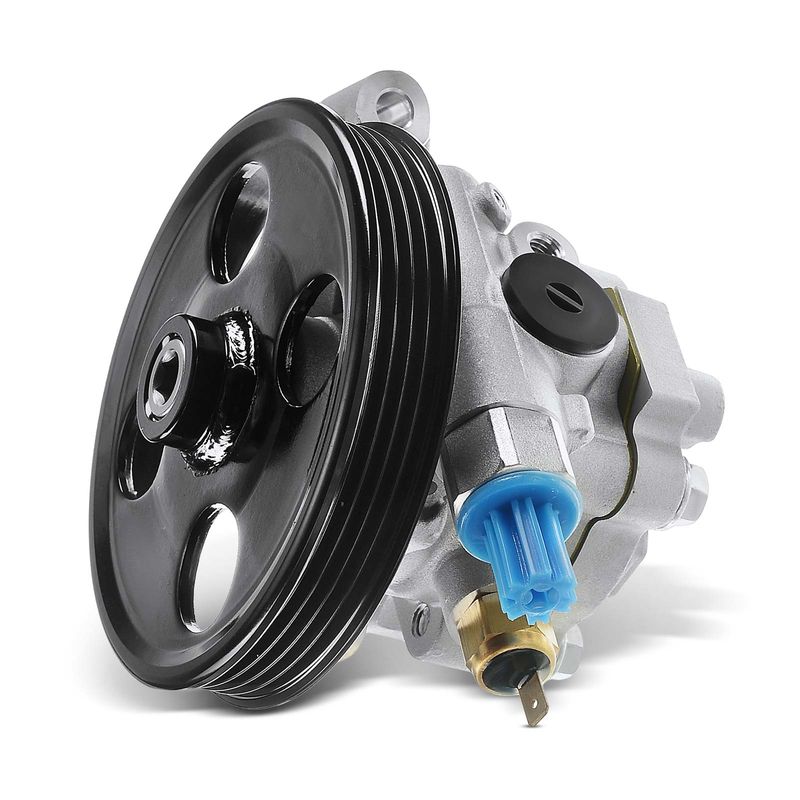 Power Steering Pump with Pulley for Ford Fusion Edge 2007-2012 V6 3.5L Gas