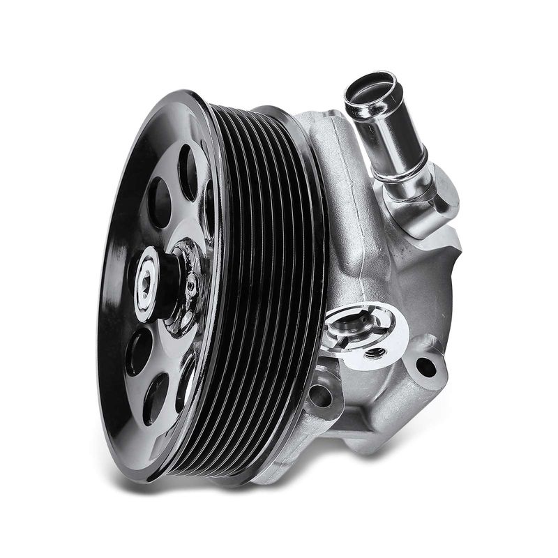 Power Steering Pump with Pulley for Ford F-250 F-350 F-450 Super Duty 6.7L