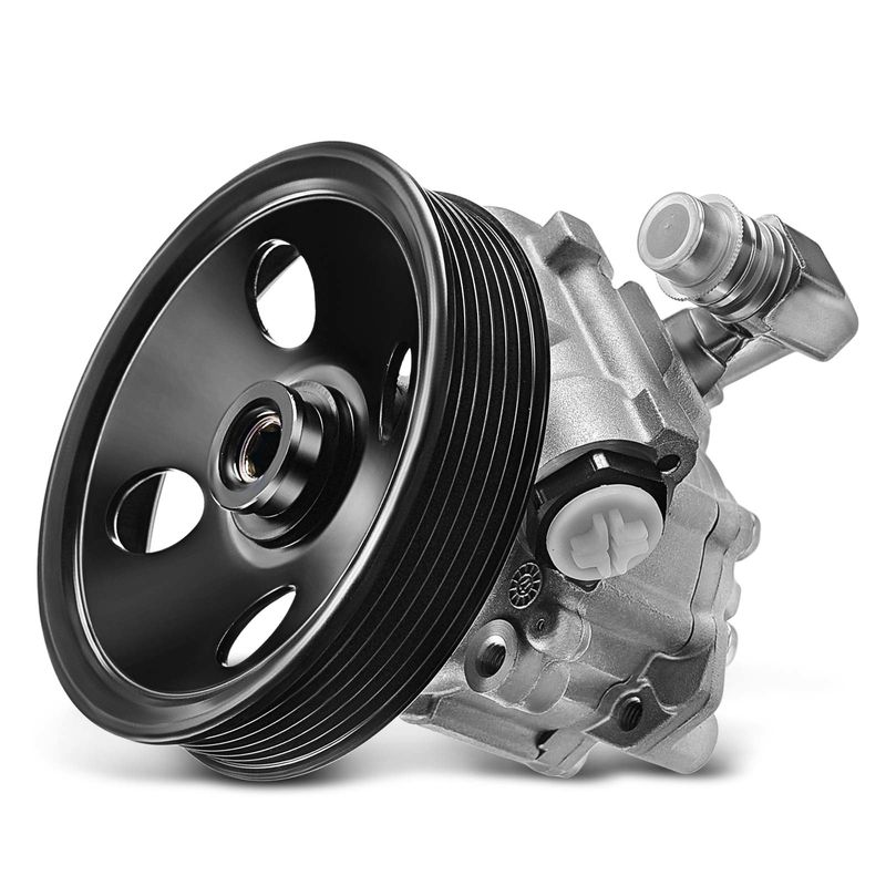 Power Steering Pump with Pulley for Mercedes-Benz C240 C320 CLK500 01-12