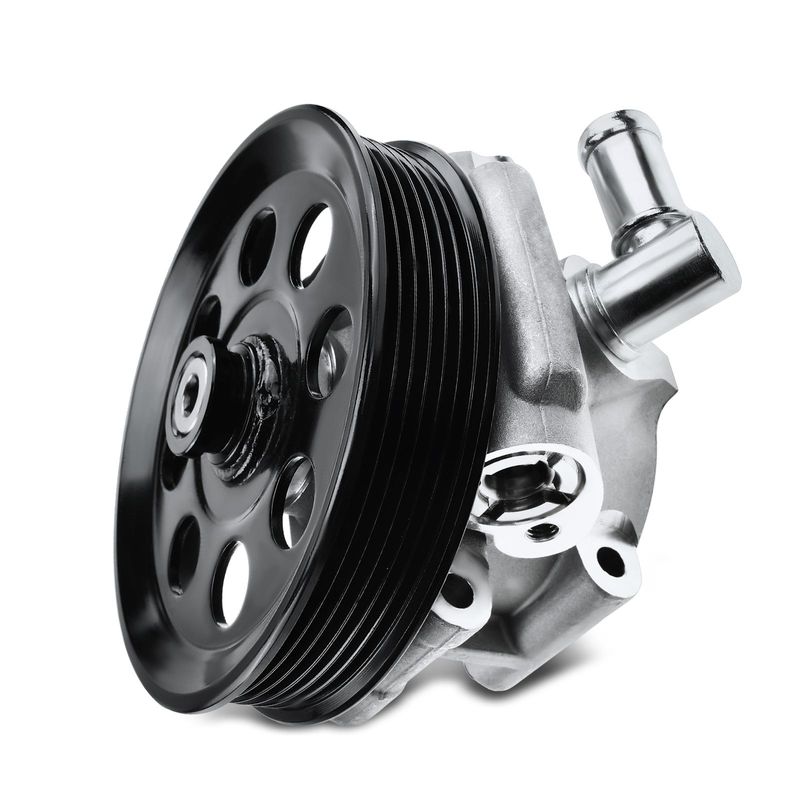 Power Steering Pump with Pulley for Ford E-350 E-450 2011-2019 V10 6.8L V8 5.4L