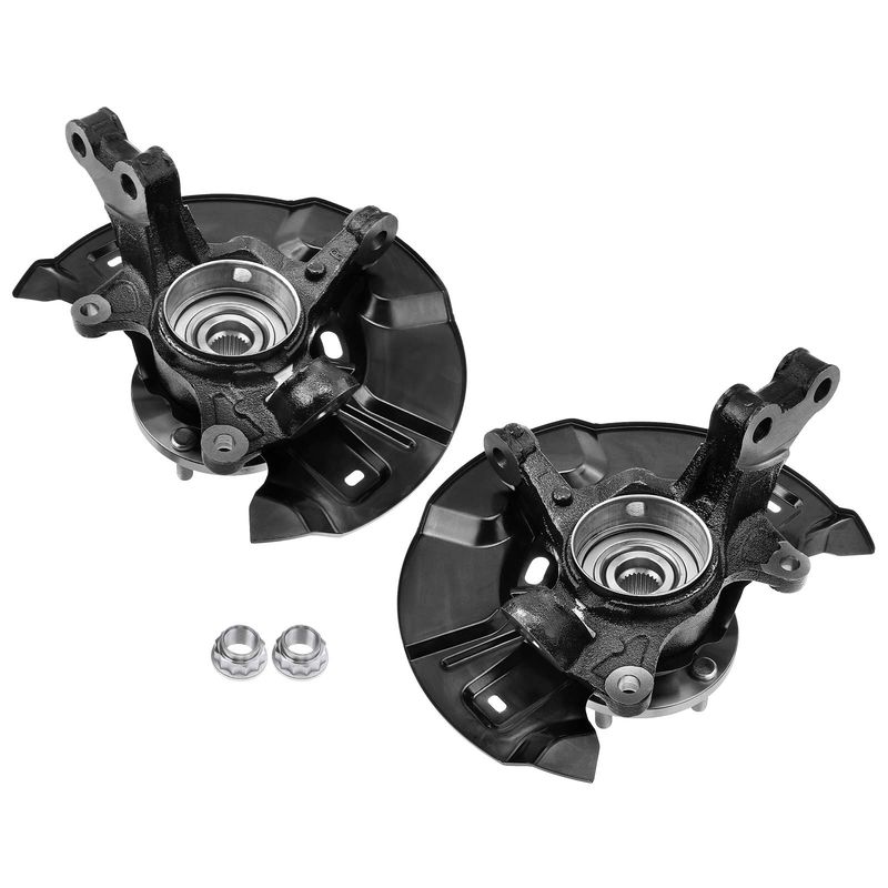 2x Front Steering Knuckle Assembly for Toyota Matrix 2009-2013 L4 2.4L FWD