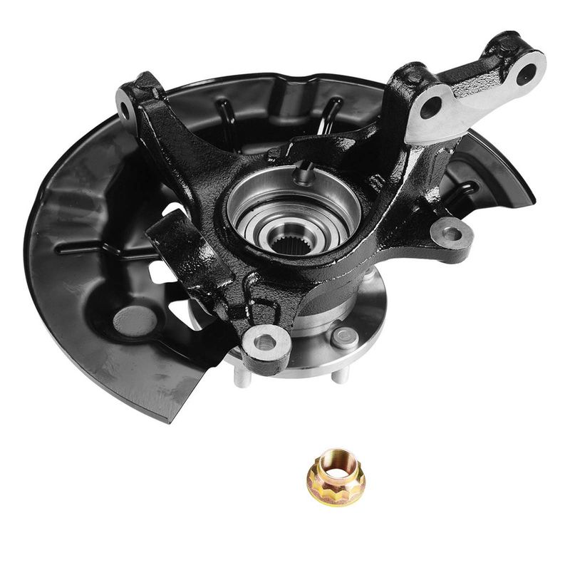 Front Driver Steering Knuckle & Wheel Hub Bearing Assembly for Toyota Camry 12-17 2.5L