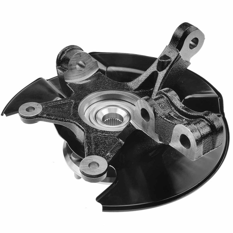 Front Driver Steering Knuckle & Wheel Hub Bearing Assembly for Honda Pilot 03-04
