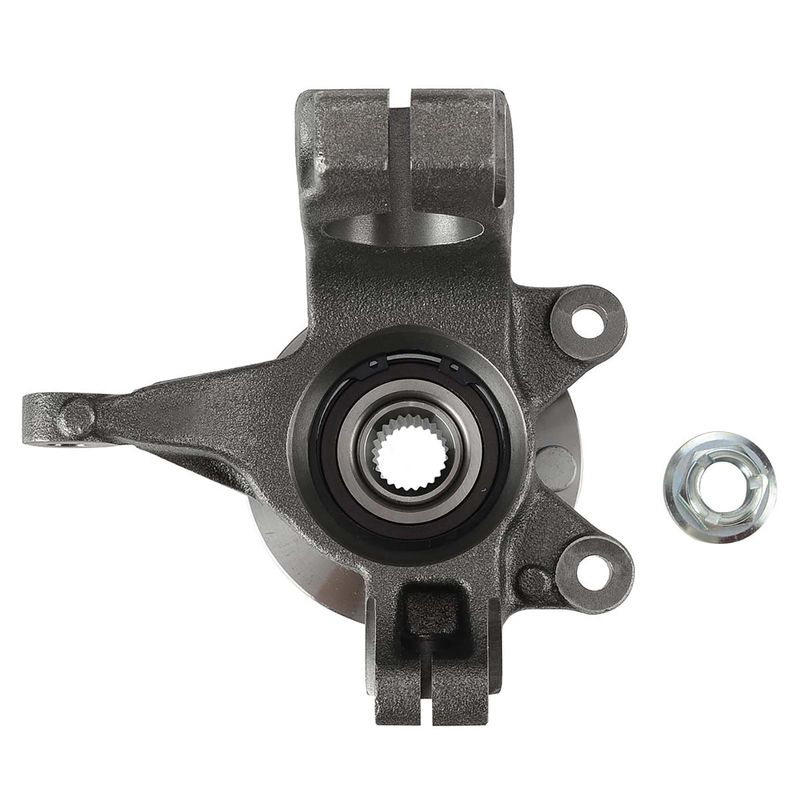 Front Driver Steering Knuckle & Wheel Hub Bearing Assembly for Ford Focus 06-11